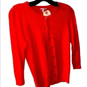 Halogen Button Up Sweater